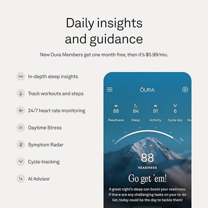 Oura Ring 5 Black - 40% off