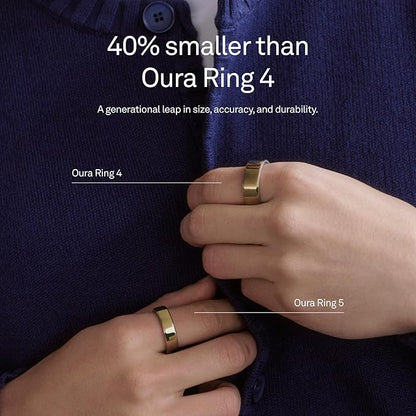 Oura Ring 5 Black - 40% off